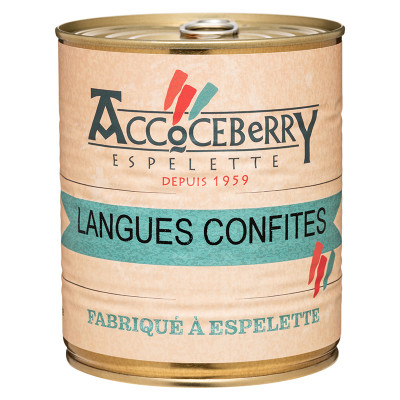 Langues confites maison accoceberry